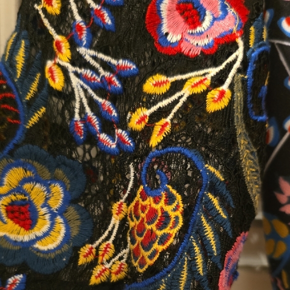 SALONI Multicolor Floral Dress - Picture 4 of 4